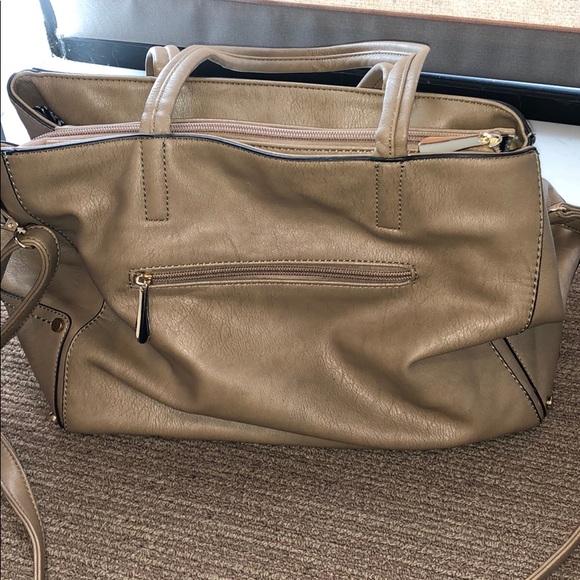 Taupe shoulder bag - Picture 1 of 5